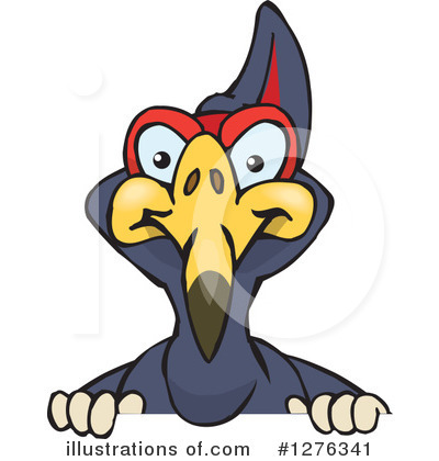 Royalty-Free (RF) Pterodactyl Clipart Illustration by Dennis Holmes Designs - Stock Sample #1276341