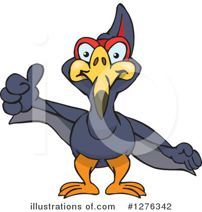 Pterodactyl Clipart #1276342 by Dennis Holmes Designs