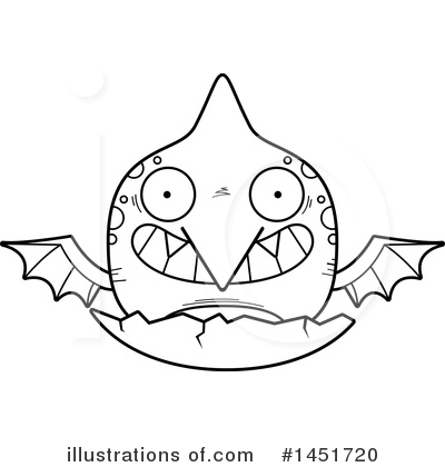 Royalty-Free (RF) Pterodactyl Clipart Illustration by Cory Thoman - Stock Sample #1451720