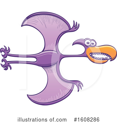 Pterodactyl Clipart #1608286 by Zooco