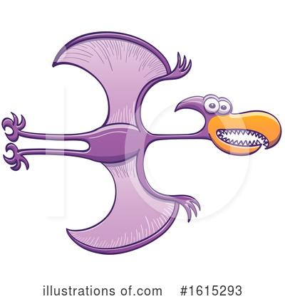 Pterodactyl Clipart #1615293 by Zooco