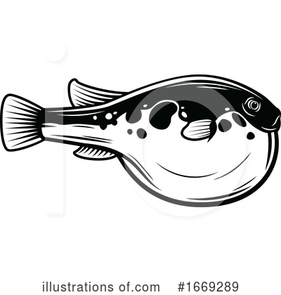Royalty-Free (RF) Puffer Fish Clipart Illustration by Vector Tradition SM - Stock Sample #1669289