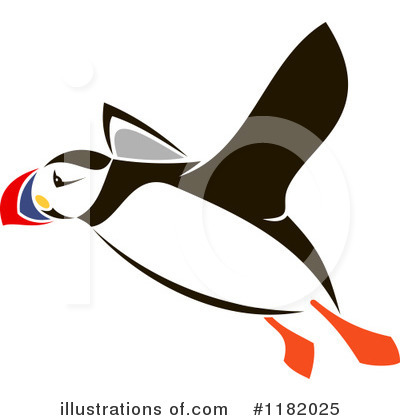 Puffin Clipart #1182025 by Vector Tradition SM