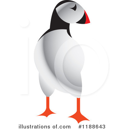 Puffin Clipart #1188643 by Lal Perera
