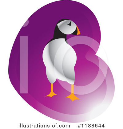 Puffin Clipart #1188644 by Lal Perera