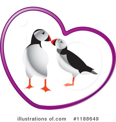 Puffin Clipart #1188649 by Lal Perera