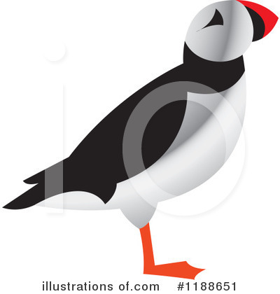 Puffin Clipart #1188651 by Lal Perera