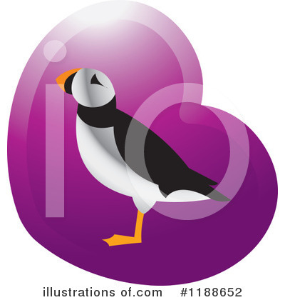 Puffin Clipart #1188652 by Lal Perera