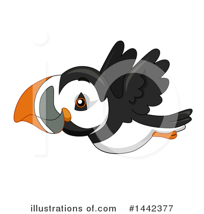 Royalty-Free (RF) Puffin Clipart Illustration by BNP Design Studio - Stock Sample #1442377