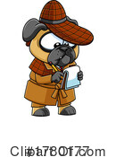Pug Clipart #1780177 by Hit Toon