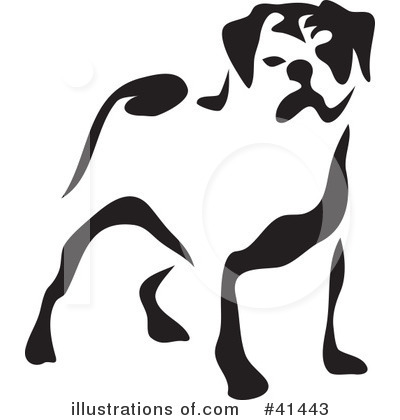 Royalty-Free (RF) Pug Clipart Illustration by Prawny - Stock Sample #41443