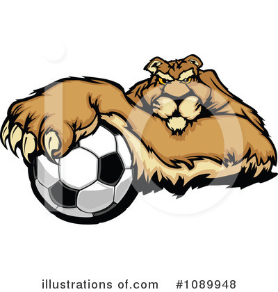 Royalty-Free (RF) Puma Clipart Illustration by Chromaco - Stock Sample #1089948