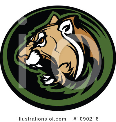 Royalty-Free (RF) Puma Clipart Illustration by Chromaco - Stock Sample #1090218