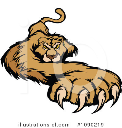 Royalty-Free (RF) Puma Clipart Illustration by Chromaco - Stock Sample #1090219
