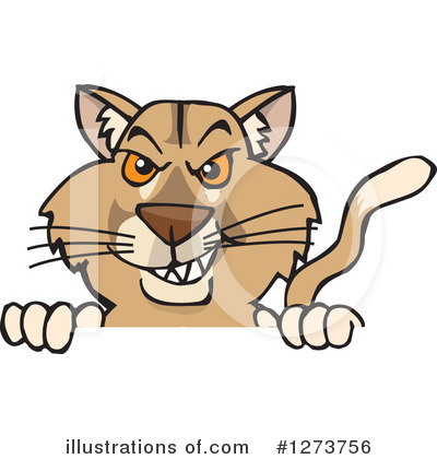 Royalty-Free (RF) Puma Clipart Illustration by Dennis Holmes Designs - Stock Sample #1273756