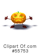 Pumpkin Character Clipart #55753 by Julos