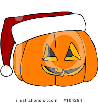 Royalty-Free (RF) Pumpkin Clipart Illustration by djart - Stock Sample #104294