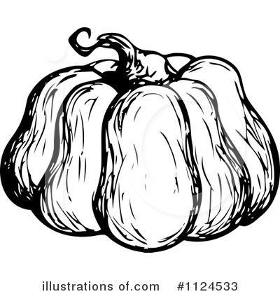 Royalty-Free (RF) Pumpkin Clipart Illustration by visekart - Stock Sample #1124533