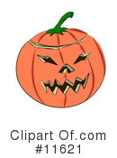 Pumpkin Clipart #11621 by AtStockIllustration