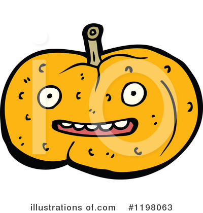 Royalty-Free (RF) Pumpkin Clipart Illustration by lineartestpilot - Stock Sample #1198063