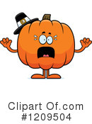 Pumpkin Clipart #1209504 by Cory Thoman