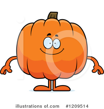 Royalty-Free (RF) Pumpkin Clipart Illustration by Cory Thoman - Stock Sample #1209514