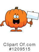 Pumpkin Clipart #1209515 by Cory Thoman