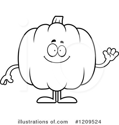 Royalty-Free (RF) Pumpkin Clipart Illustration by Cory Thoman - Stock Sample #1209524