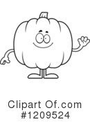 Pumpkin Clipart #1209524 by Cory Thoman