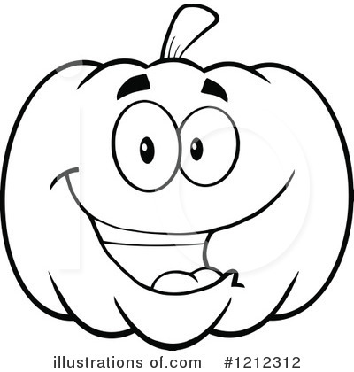 Royalty-Free (RF) Pumpkin Clipart Illustration by Hit Toon - Stock Sample #1212312