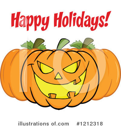 Royalty-Free (RF) Pumpkin Clipart Illustration by Hit Toon - Stock Sample #1212318