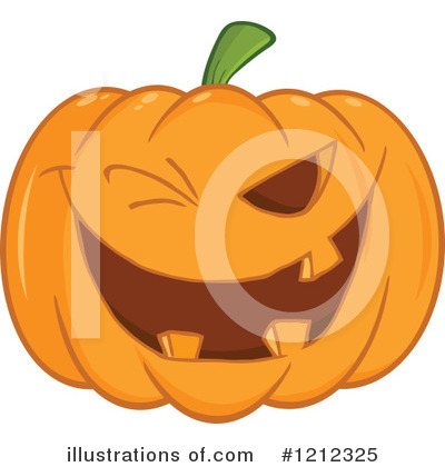 Royalty-Free (RF) Pumpkin Clipart Illustration by Hit Toon - Stock Sample #1212325