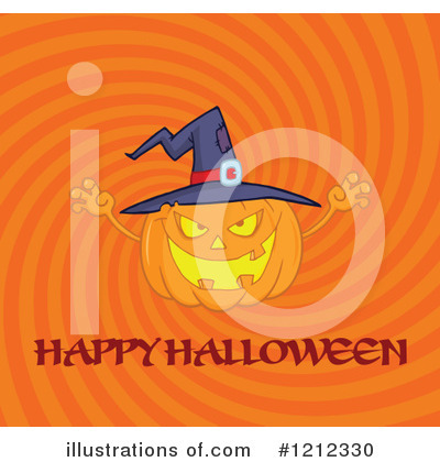 Royalty-Free (RF) Pumpkin Clipart Illustration by Hit Toon - Stock Sample #1212330