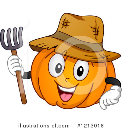 Royalty-Free (RF) Pumpkin Clipart Illustration by BNP Design Studio - Stock Sample #1213018