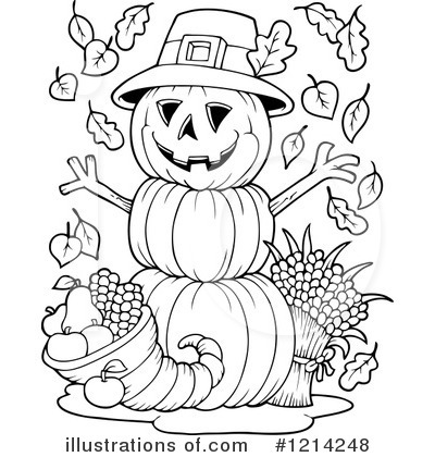 Royalty-Free (RF) Pumpkin Clipart Illustration by visekart - Stock Sample #1214248