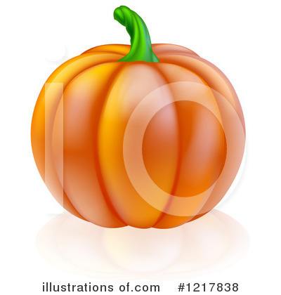 Royalty-Free (RF) Pumpkin Clipart Illustration by AtStockIllustration - Stock Sample #1217838