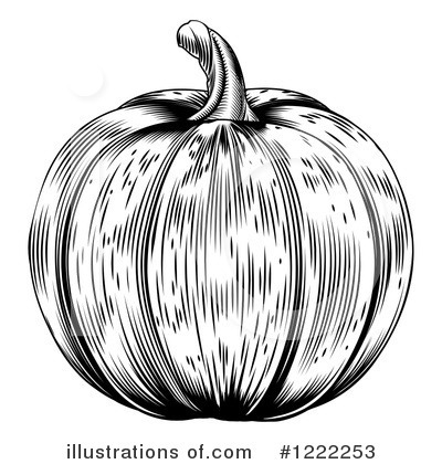 Royalty-Free (RF) Pumpkin Clipart Illustration by AtStockIllustration - Stock Sample #1222253