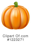 Pumpkin Clipart #1223271 by AtStockIllustration