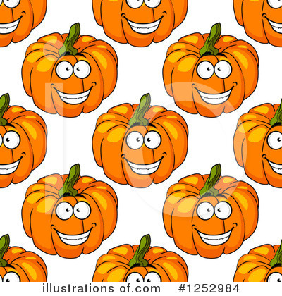 Royalty-Free (RF) Pumpkin Clipart Illustration by Vector Tradition SM - Stock Sample #1252984