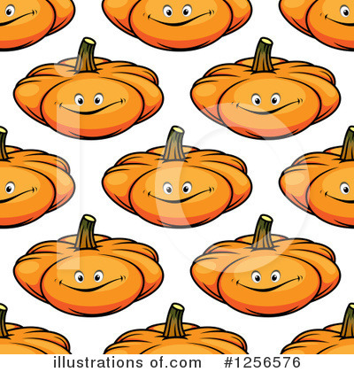 Royalty-Free (RF) Pumpkin Clipart Illustration by Vector Tradition SM - Stock Sample #1256576