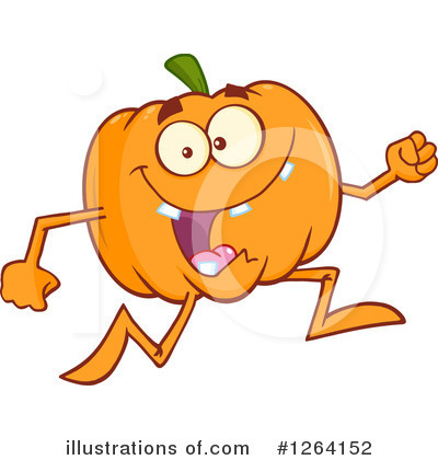 Royalty-Free (RF) Pumpkin Clipart Illustration by Hit Toon - Stock Sample #1264152