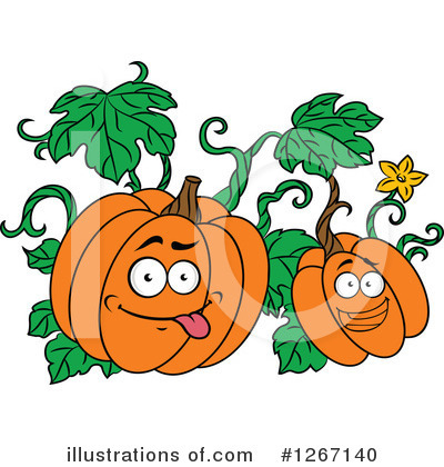 Royalty-Free (RF) Pumpkin Clipart Illustration by Vector Tradition SM - Stock Sample #1267140