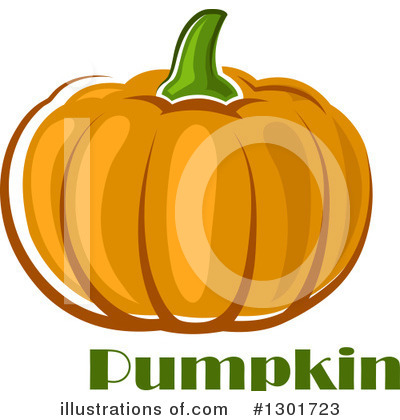 Royalty-Free (RF) Pumpkin Clipart Illustration by Vector Tradition SM - Stock Sample #1301723