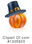 Pumpkin Clipart #1305833 by AtStockIllustration