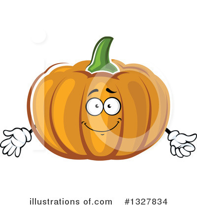 Royalty-Free (RF) Pumpkin Clipart Illustration by Vector Tradition SM - Stock Sample #1327834