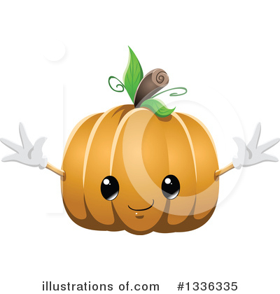 Royalty-Free (RF) Pumpkin Clipart Illustration by Liron Peer - Stock Sample #1336335