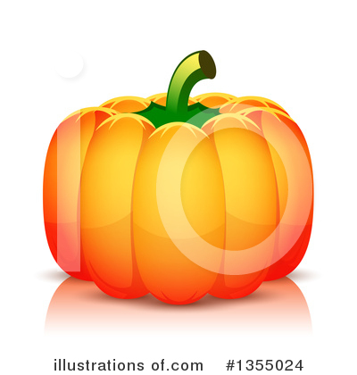 Royalty-Free (RF) Pumpkin Clipart Illustration by vectorace - Stock Sample #1355024
