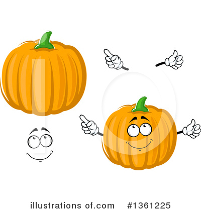 Royalty-Free (RF) Pumpkin Clipart Illustration by Vector Tradition SM - Stock Sample #1361225