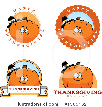 Royalty-Free (RF) Pumpkin Clipart Illustration by Cory Thoman - Stock Sample #1365162