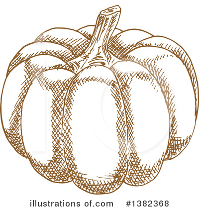 Royalty-Free (RF) Pumpkin Clipart Illustration by Vector Tradition SM - Stock Sample #1382368